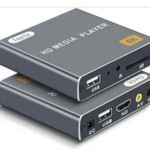 4K Ultra HD Digital Media Player, TV MP4 Video Player, Mini Digital Signage HDMI